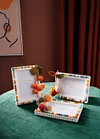 Harvest DIY Building Block Photo Frame Kit,Creative Handmade Assembled Photo Frame Handmade Craft Gift Home Tabletop Display Decor