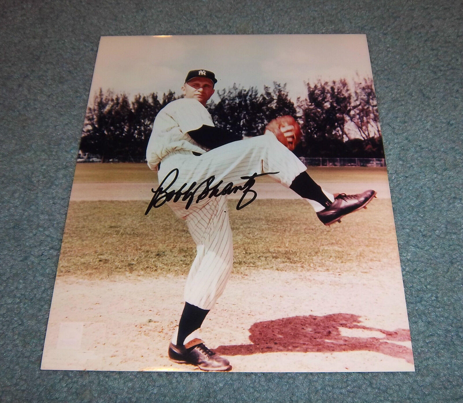 NY Yankees Bobby Shantz Signed Autographed 8x10 Photo Poster painting