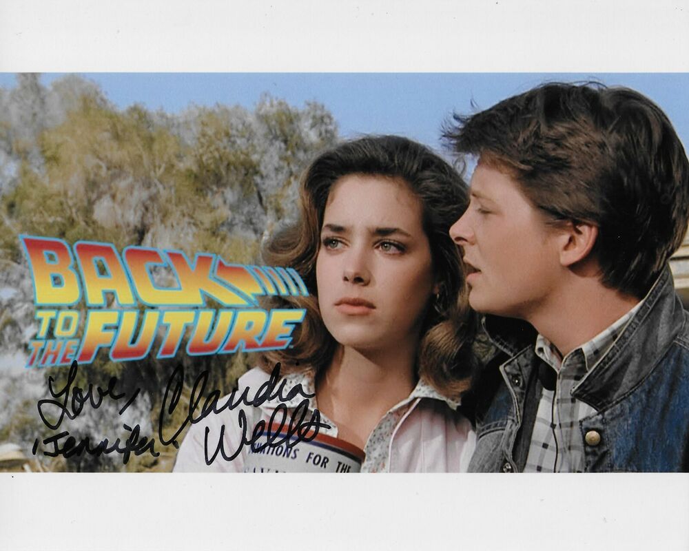 Claudia Wells Back to the Future Original Autographed 8X10 Photo Poster painting #10