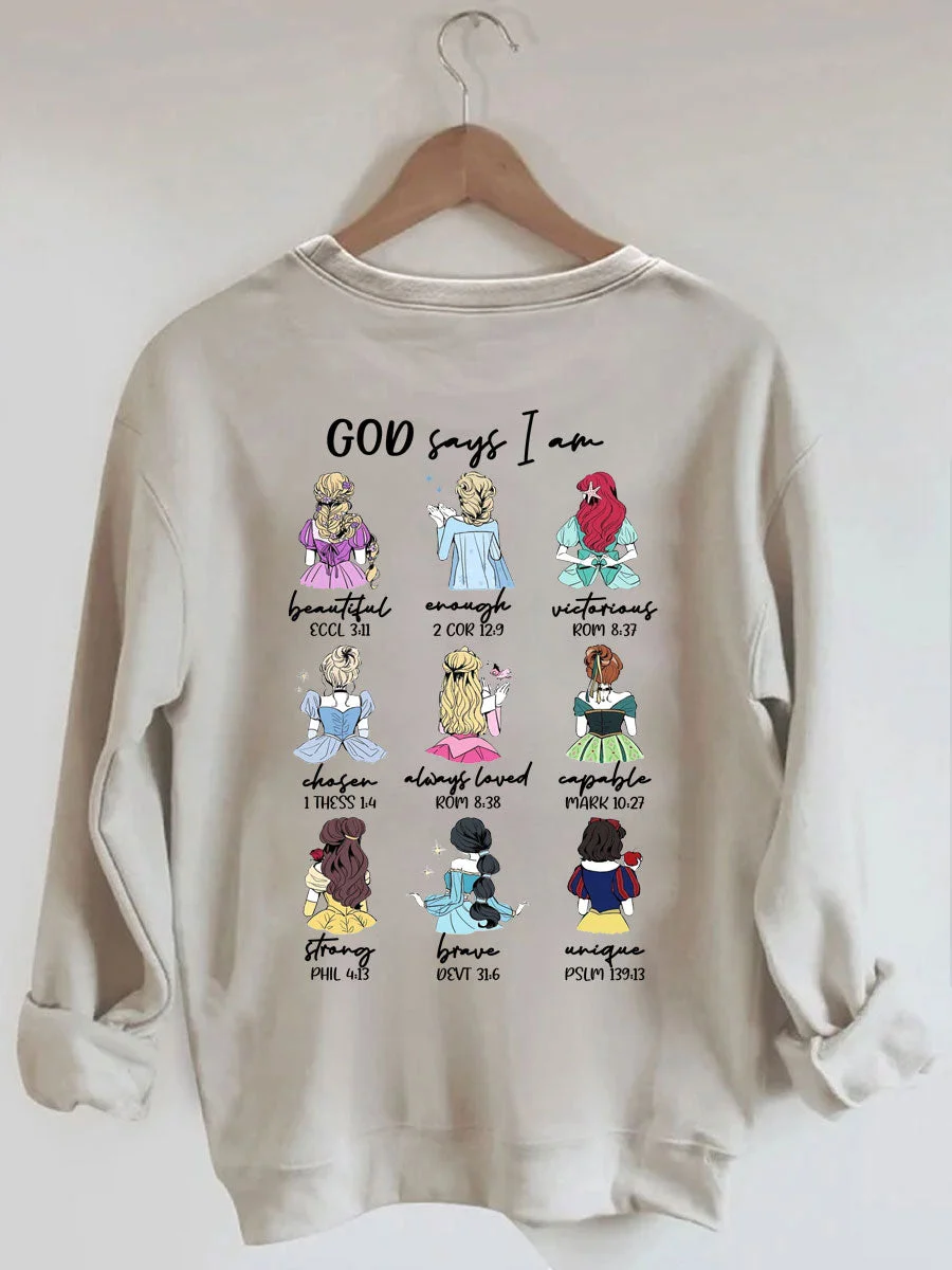 God Says I Am Beautiful Enough Sweatshirt