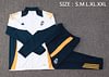 Joyfball 2024/2025 Real Madrid Long Zipped Jacket White Soccer Jersey 1:1 Thai Quality Set