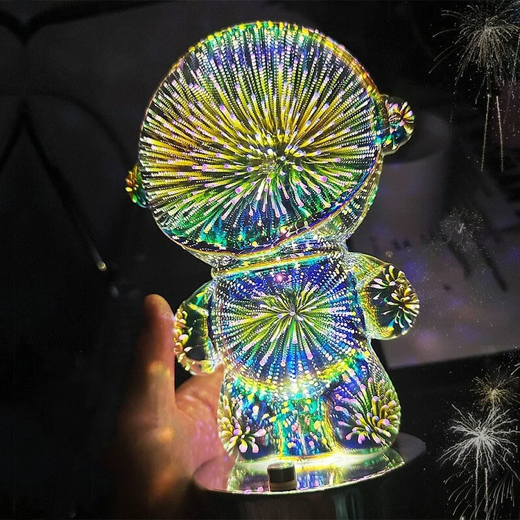 3D Fireworks Astronaut Light - Appledas