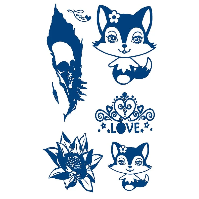 GH101-150 herbal juice tattoo stickers semi-permanent lasting men and women tattoo waterproof sweat plant juice tattoo stickers