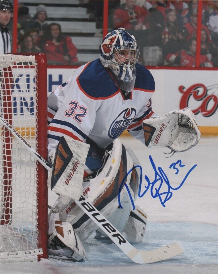 Edmonton Oilers Richard Bachman Signed Autographed 8x10 Photo Poster painting COA