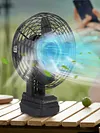 Air Circulator Fan Rechargeable Portable Camping Fan 2 Speed Settings for Car RV