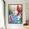 Cat Fish-11CT Stamped Cross Stitch 50*70cm/19.69*27.56in (Big Size) tapestrymarket