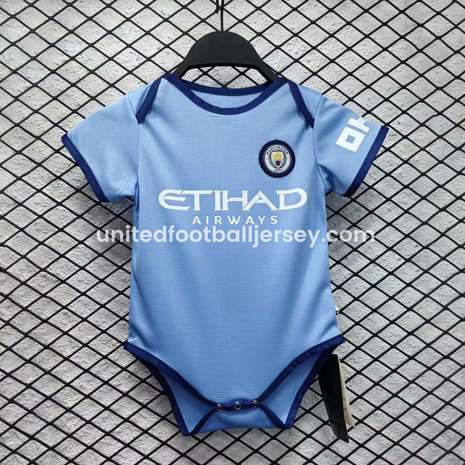 Manchester City 24-25 Home Baby Crawling Suit