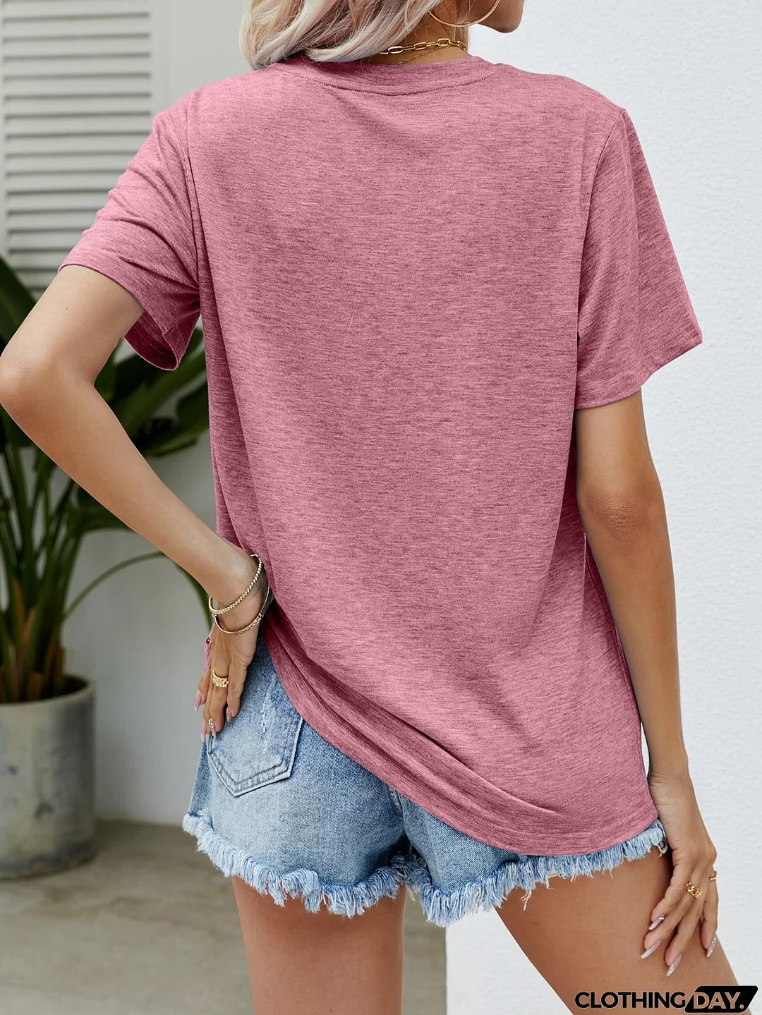 US Flag Peace Sign Hand Graphic Tee