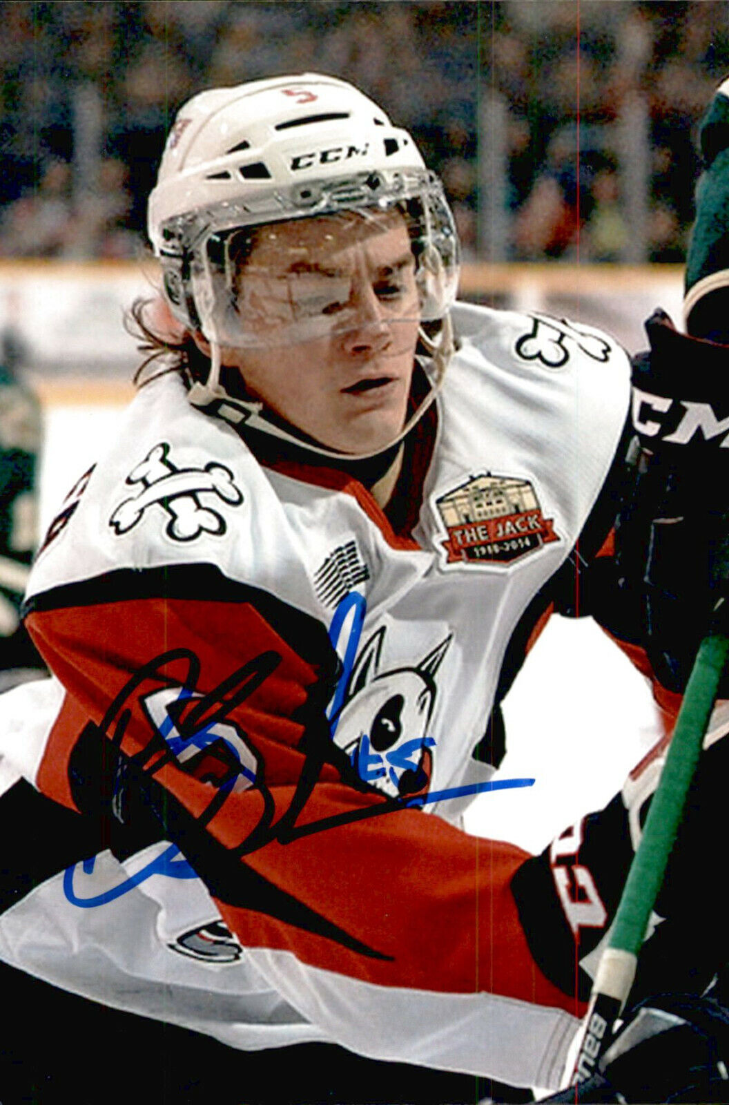 Blake Siebenaler SIGNED 4x6 Photo Poster painting NIAGARA ICE DOGS / COLUMBUS BLUE JACKETS