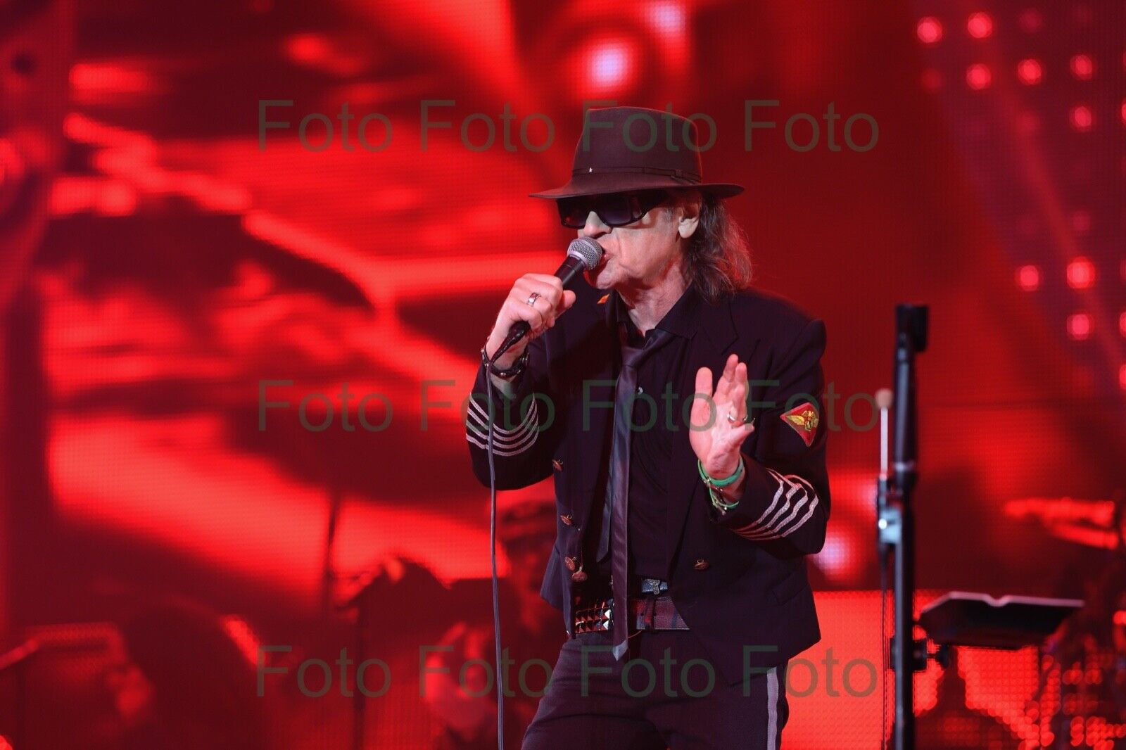 Udo Lindenberg Rock Musik Maler Foto 20 x 30 cm ohne Autogramm (Be-40