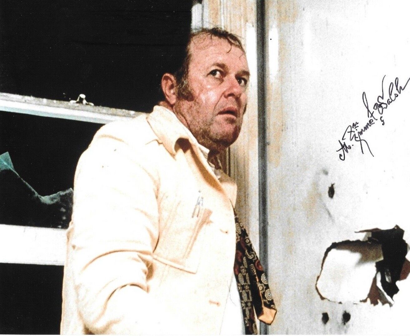 * M. EMMET WALSH * signed 8x10 Photo Poster painting * BLOOD SIMPLE * COA * 1