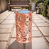 LED Hollow Iron Decor Light Solar Powered Hollowed Hanging Light IP55 Waterproof Rust Proof for Patio Yard Lawn Backyard Decor