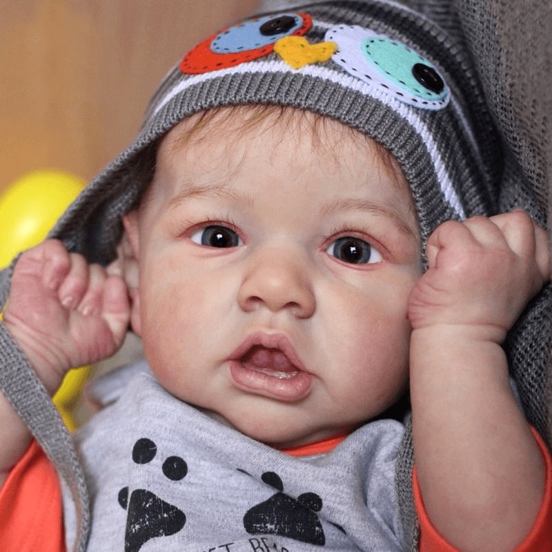 Heartbeat & Sound 22'' Cute Edwin Reborn Baby Doll Boy