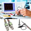 2pcs P6100 100MHz 1X 10X Scope Clip Test Probes BNC Oscilloscope Probe Kit