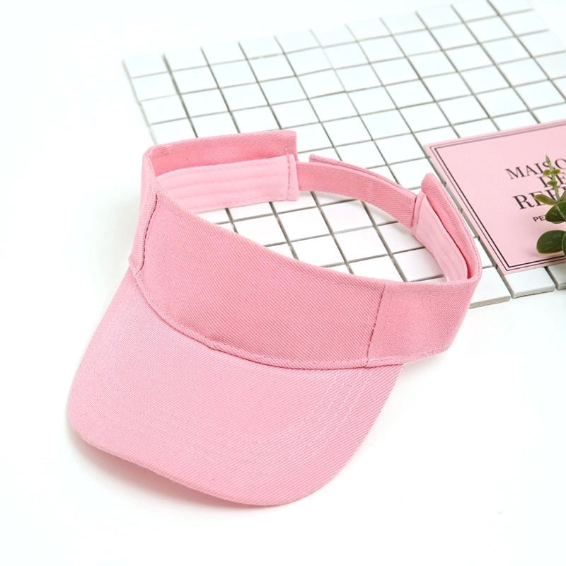 Unisex Minimalist Solid Color Curved Eaves Sun Hat