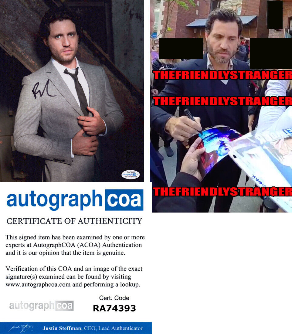 EDGAR RAMIREZ signed Autographed 8X10 Photo Poster painting b PROOF - SEXY The 355 ACOA COA