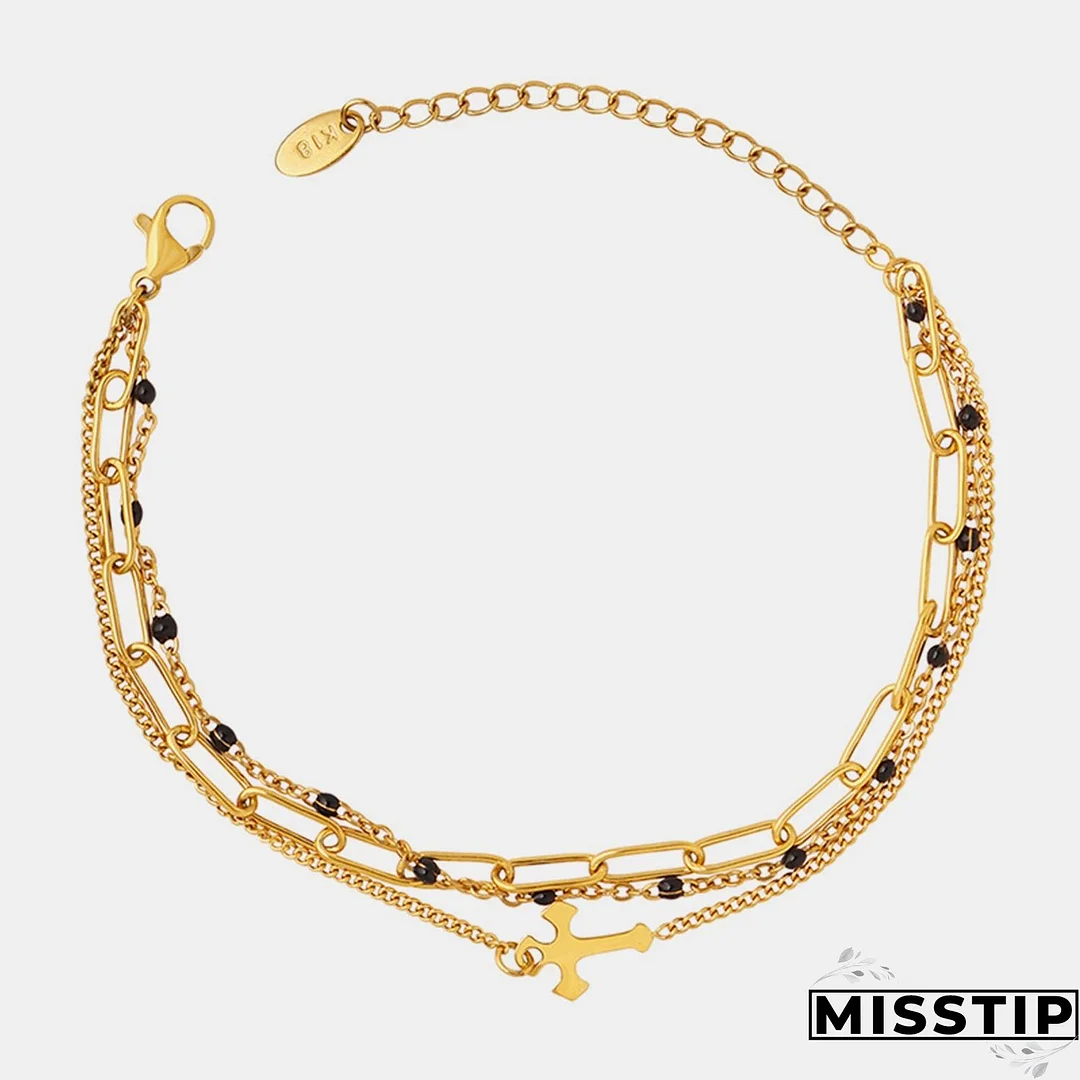 Titanium Steel Three-Layered Bracelet