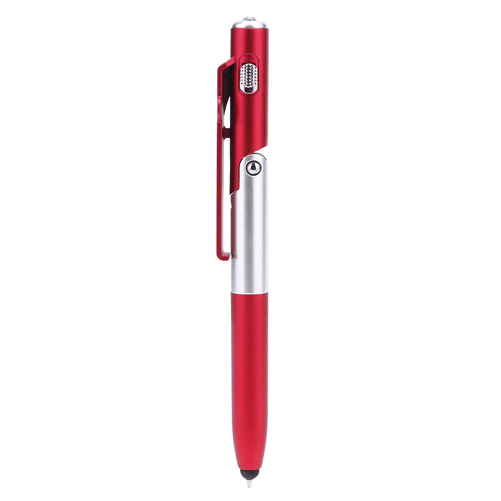 

Multifunction Ballpoint Pen Folding LED Light Mobile Phone Stand Pen (Red, 501 Original