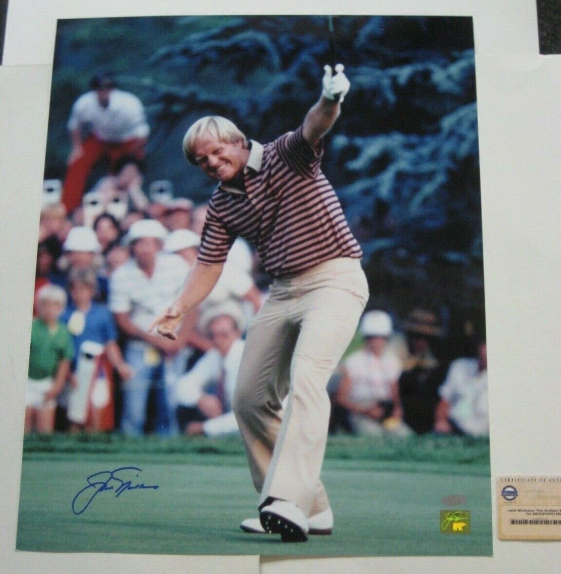 JACK NICKLAUS Signed 16x20 Photo Poster painting with STEINER COA