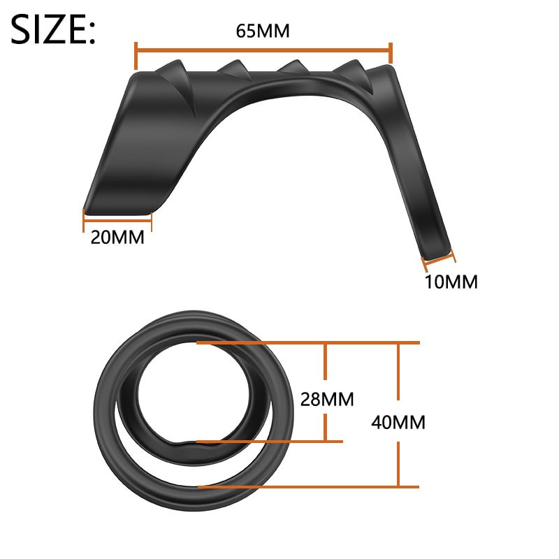 Men's Sperm Locking Ring Penis Sleeve Adult Sex Products 