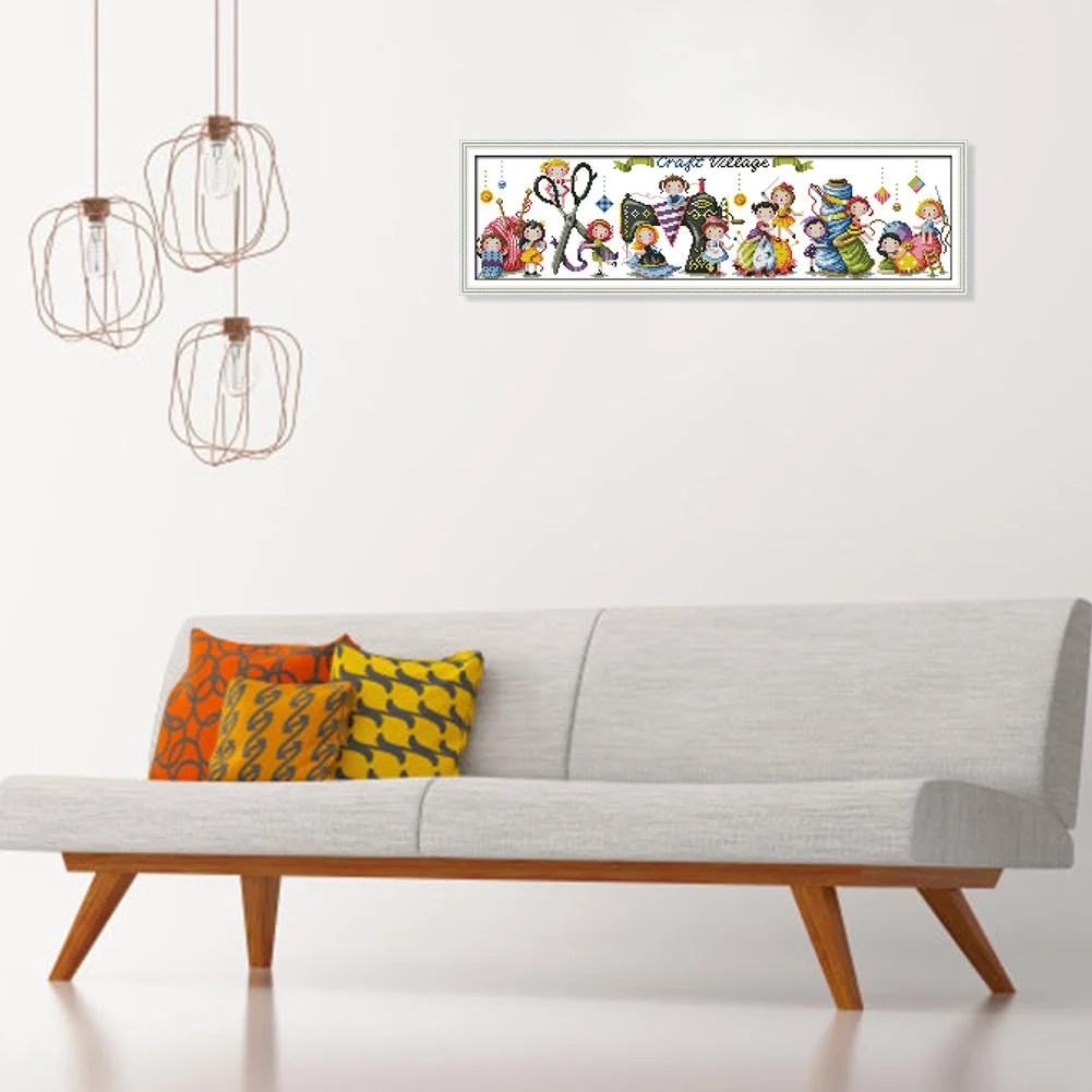 Cross Stitch - Sewing Time(61*19cm)