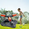 Automatic 360 Degree Rotating Garden Sprinkler 3 Fork Watering Irrigation Device