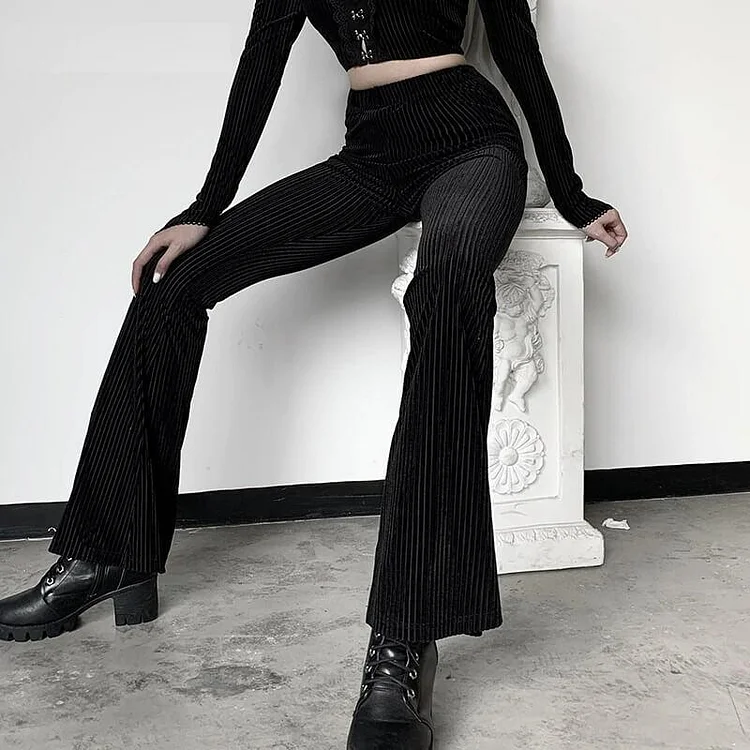 SEXY EGIRL VINTAGE BLACK PANTS SP17814