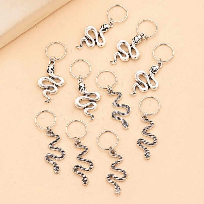 Women’s Minimalist Snake Alloy Plating Hair Buckle