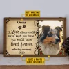 Custom Photo Cat Dog If Love Alone Photo Gift Pet Memorial Gift Custom Wood Rectangle Sign
