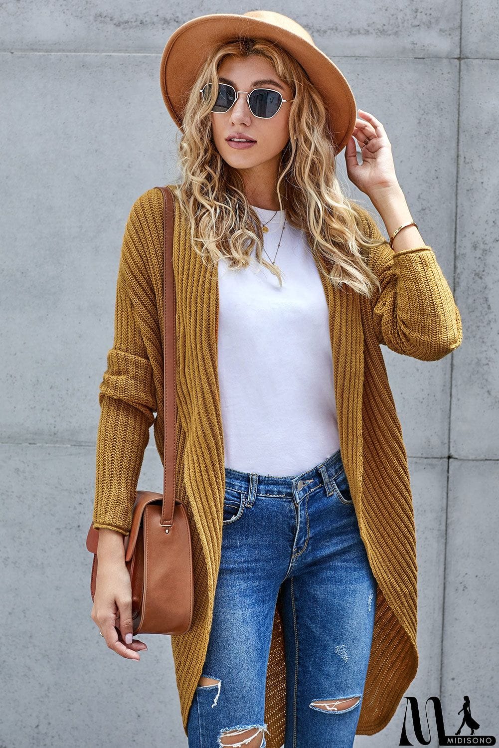 MidiSono - Cashmere Blend Convertible Cardigan