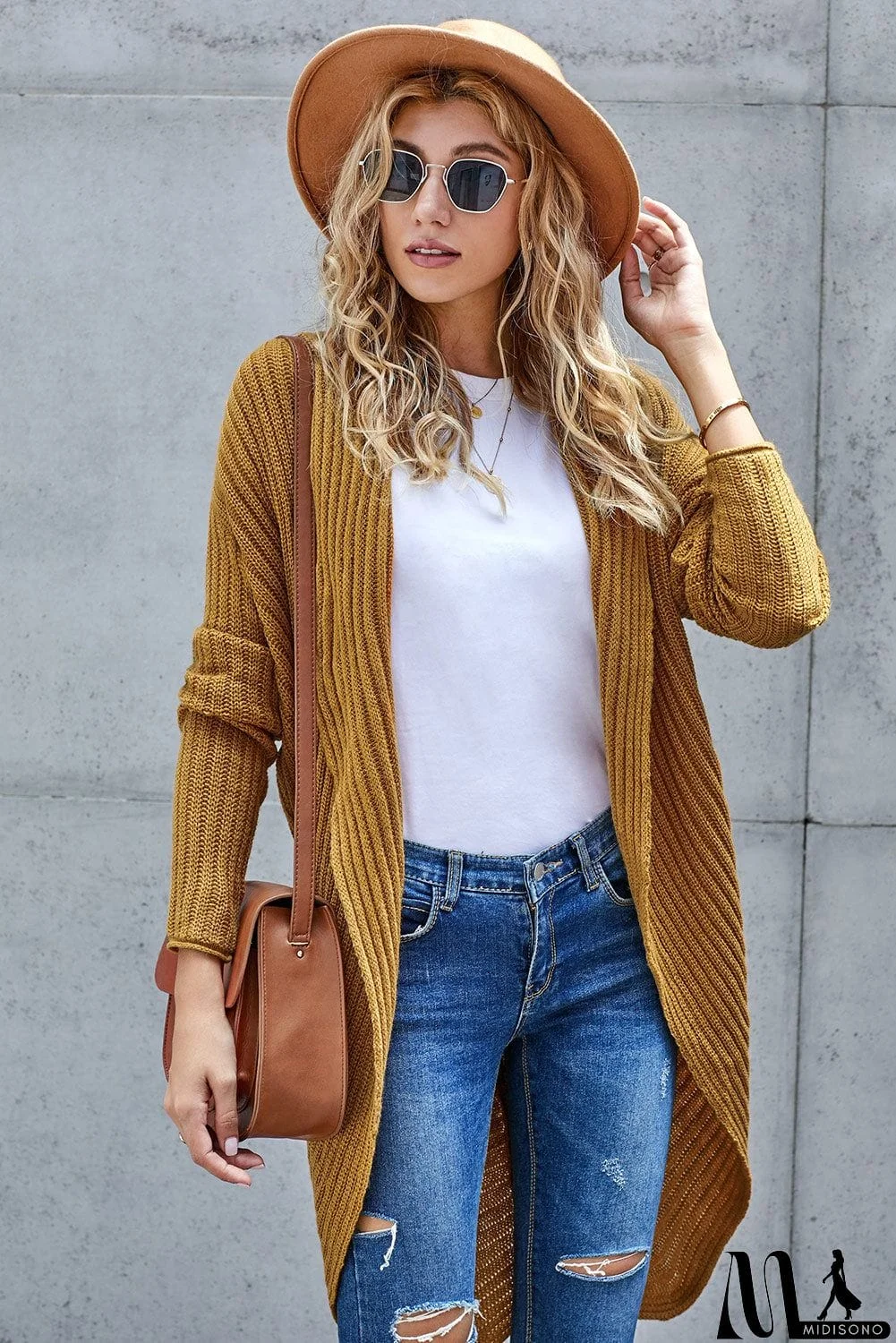 MidiSono - Cashmere Blend Convertible Cardigan