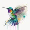 Colorful Bird-Paint By Numbers Acrylic Painting 40*40CM