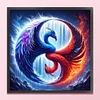 Tai Chi-Ice Fire Phoenix-11CT Stamped Cross Stitch 45*45cm/17.72*17.72in