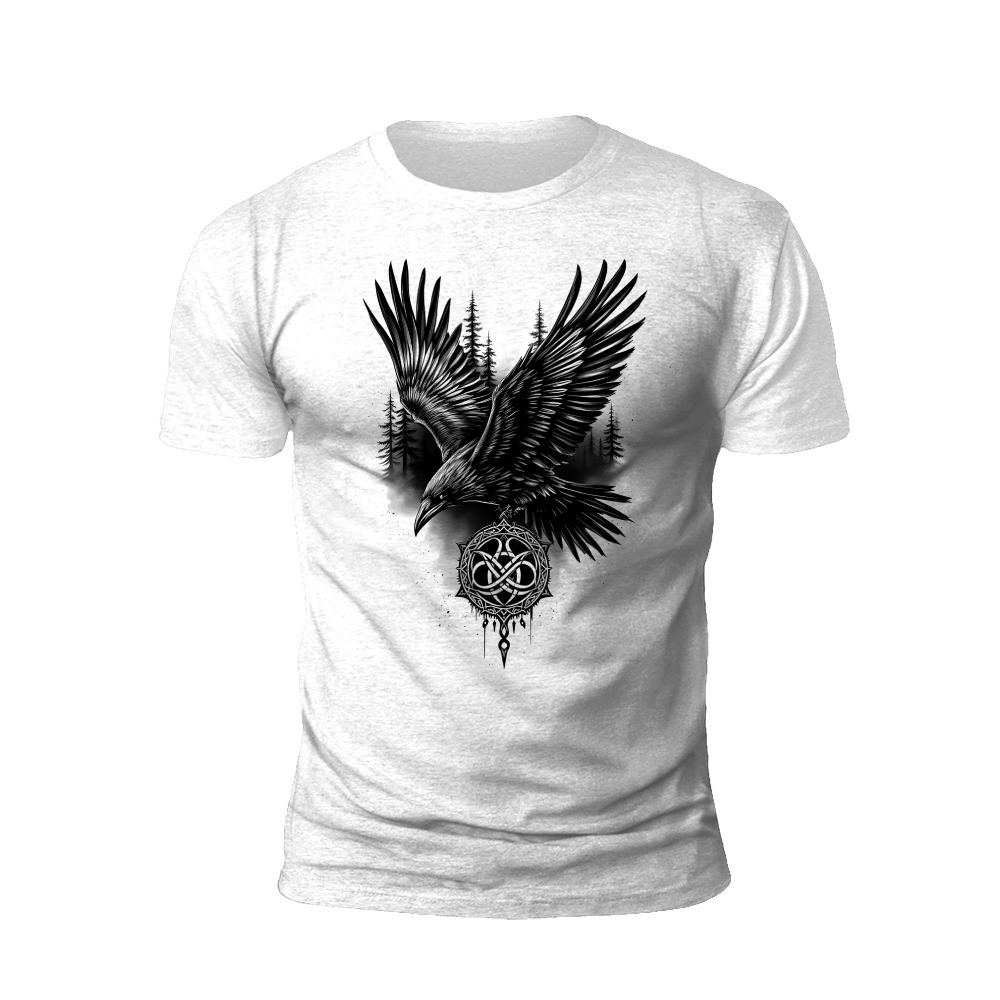 Celtic Raven: The Forest's Oracle T-shirt