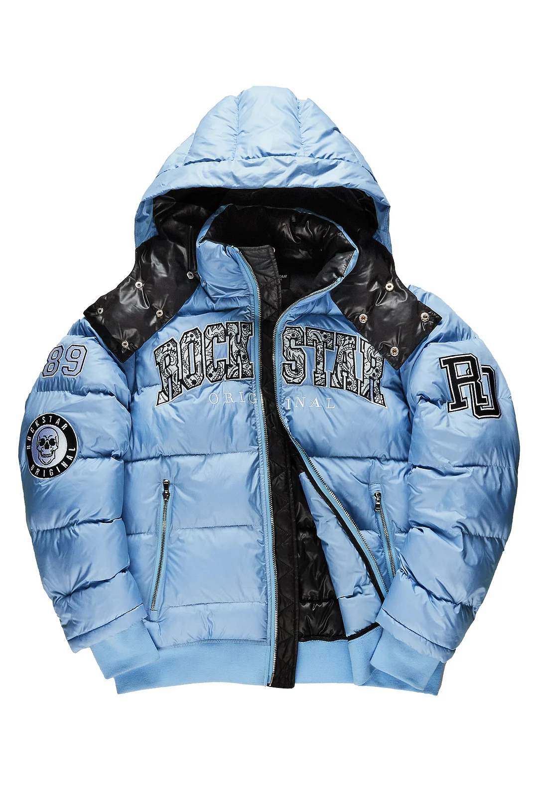 Bronx Baby Blue Heavy Puffer Jacket