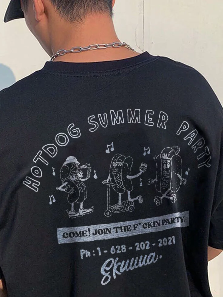 Hotdog Summer Party T-shirt