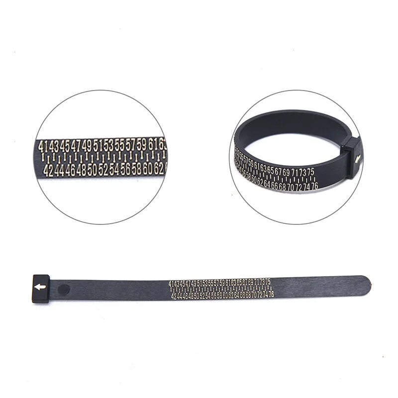 Measuring Finger Standard Ring Sizer US/Europe/UK Tape Ruler Jewelry Accessory Finger Size Measure Gauge Tool