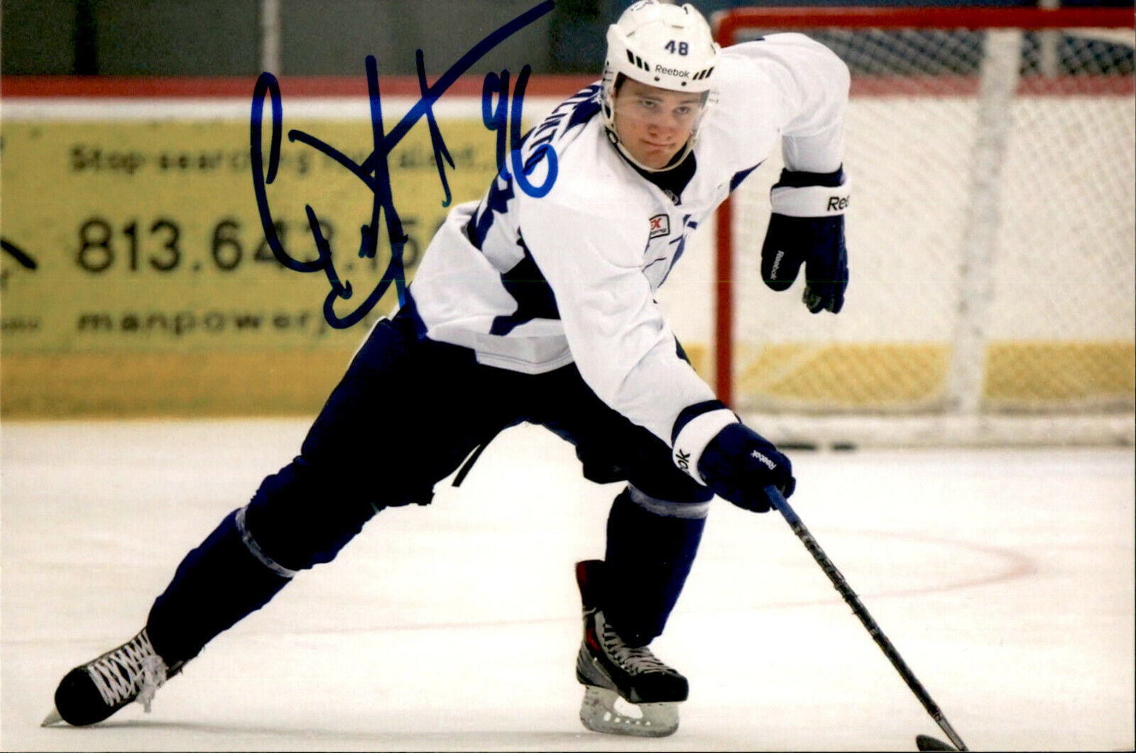 Cristiano DiGiacinto SIGNED 4x6 Photo Poster painting TAMPA BAY LIGHTNING #2