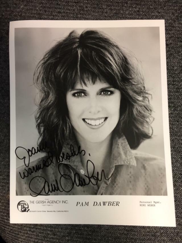 Pam Dawber Mork & Mind Boldly Signed 8x10 Magazine Photo Poster painting with Auction House COA