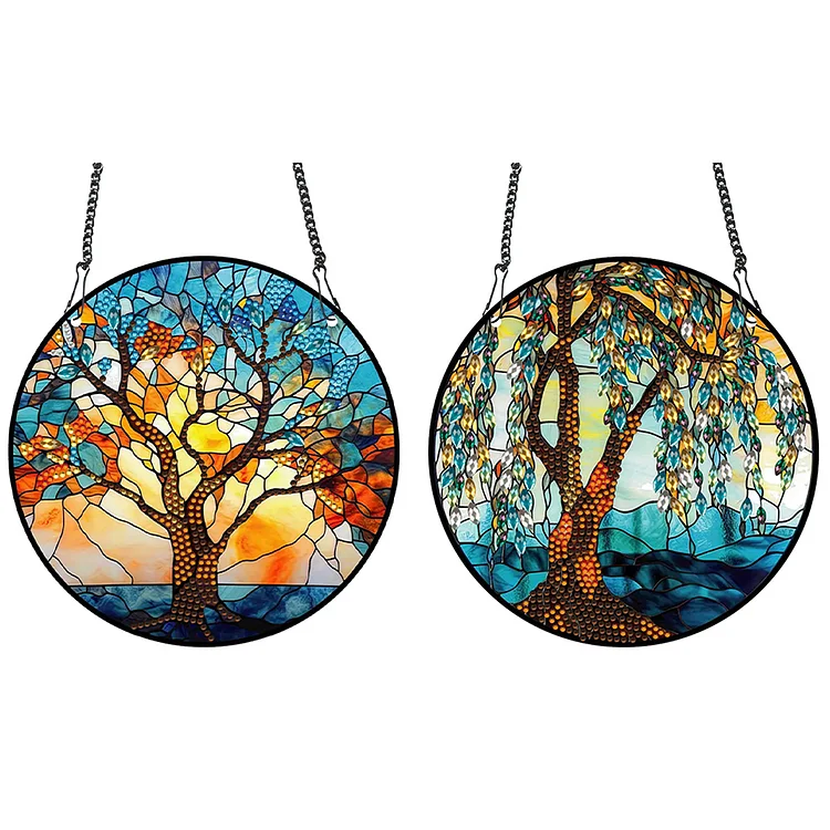 DIY Diamond Suncatchers Diamond Painting Kits Hanging Pendants