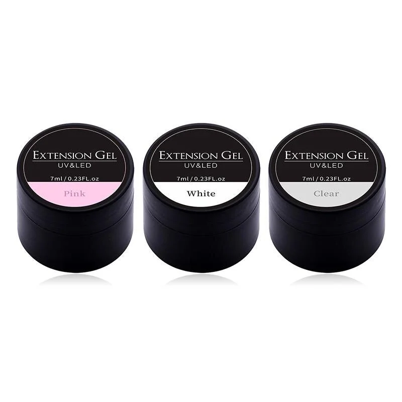 30ml Acrylic Gel For Nail Extension Glue Tips Quick Building UV Gel Repair Broken Finger Prolong Form Manicure Tools-Nail Inspo