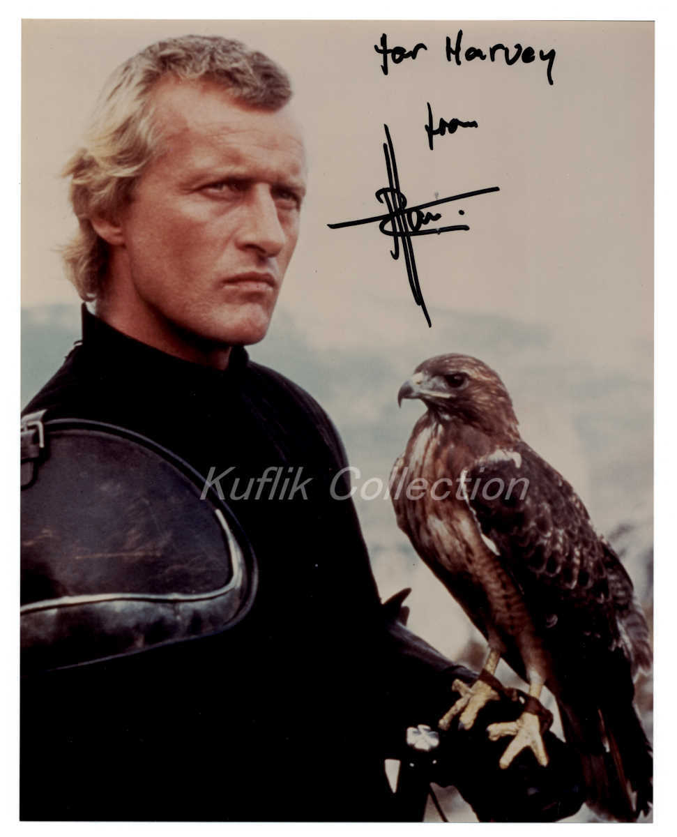 Rutger Hauer - Signed Autograph Color 8x10 Photo Poster painting - Actor