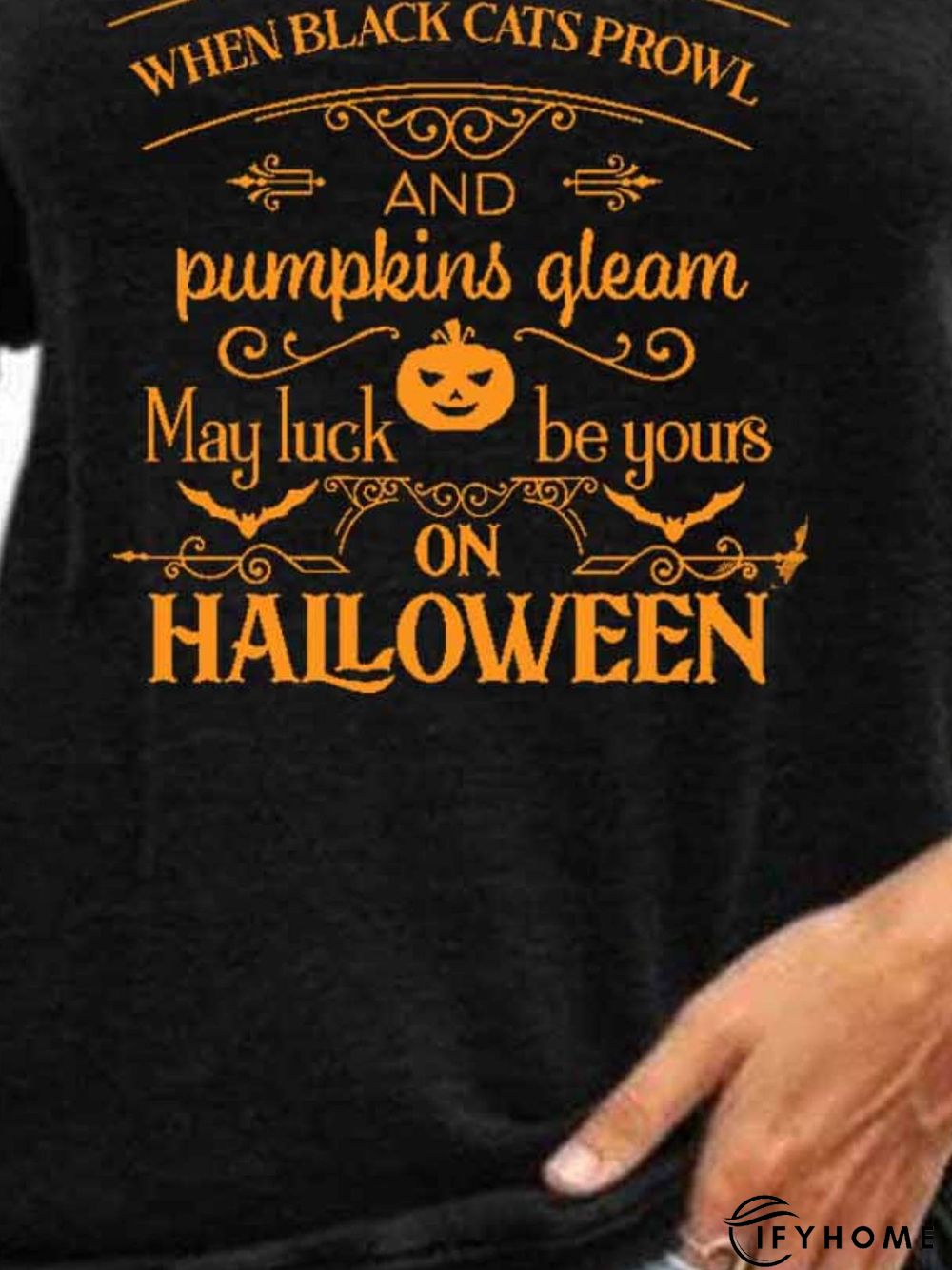 Casual Long Sleeve Crew Neck Printed Sweatshirt | IFYHOME