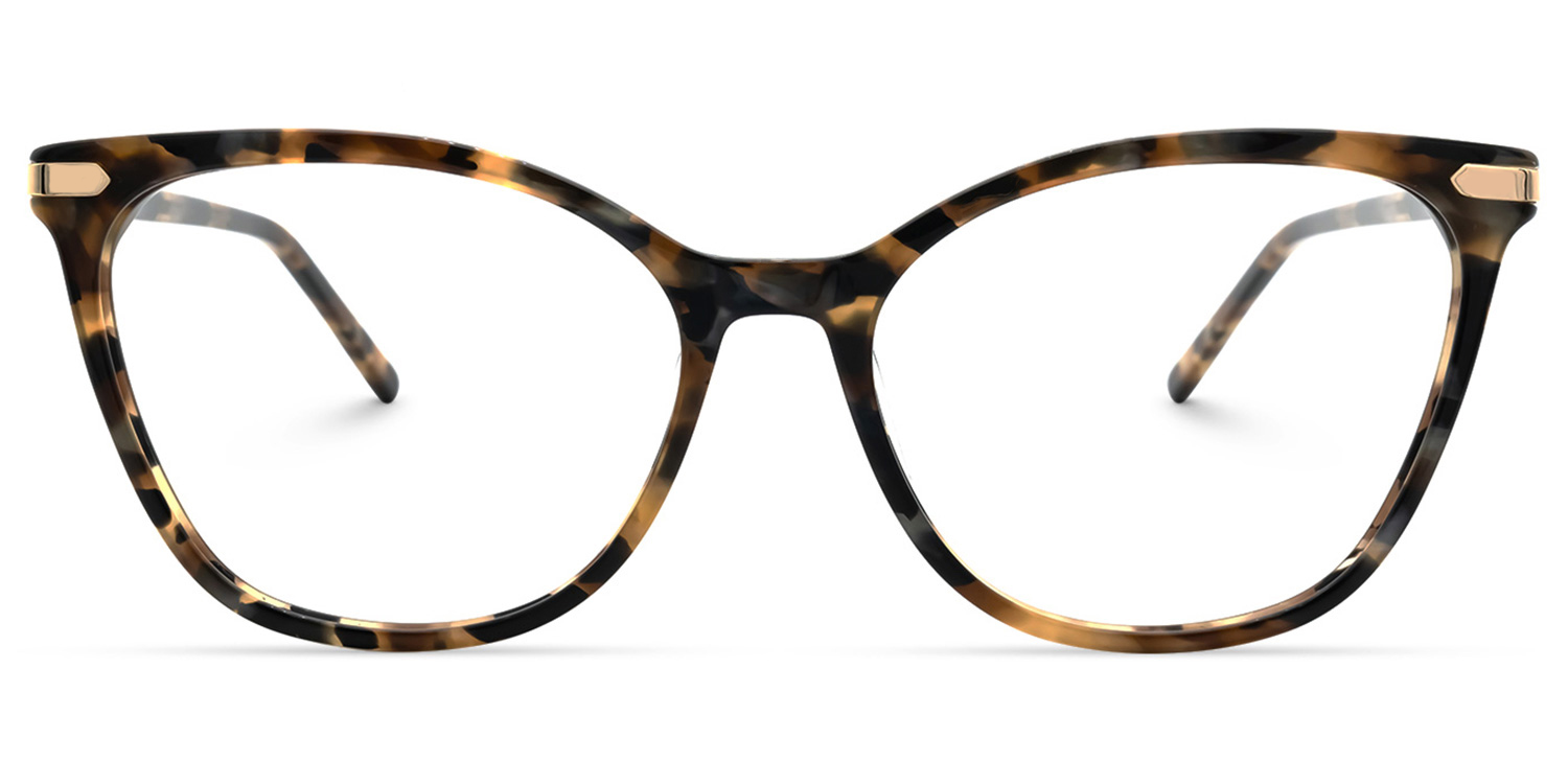 Kennedy Braun-Tortoise Cateye Brille Braun-Tortoise