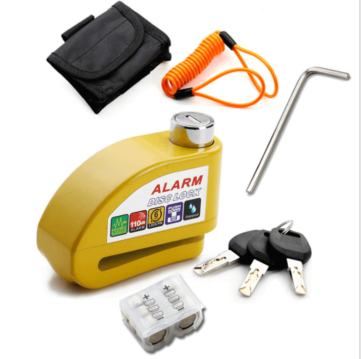 JOYOR Forever electric scooter alarm disc brake lock antitheft motorcycle electric battery portable special mountain road key