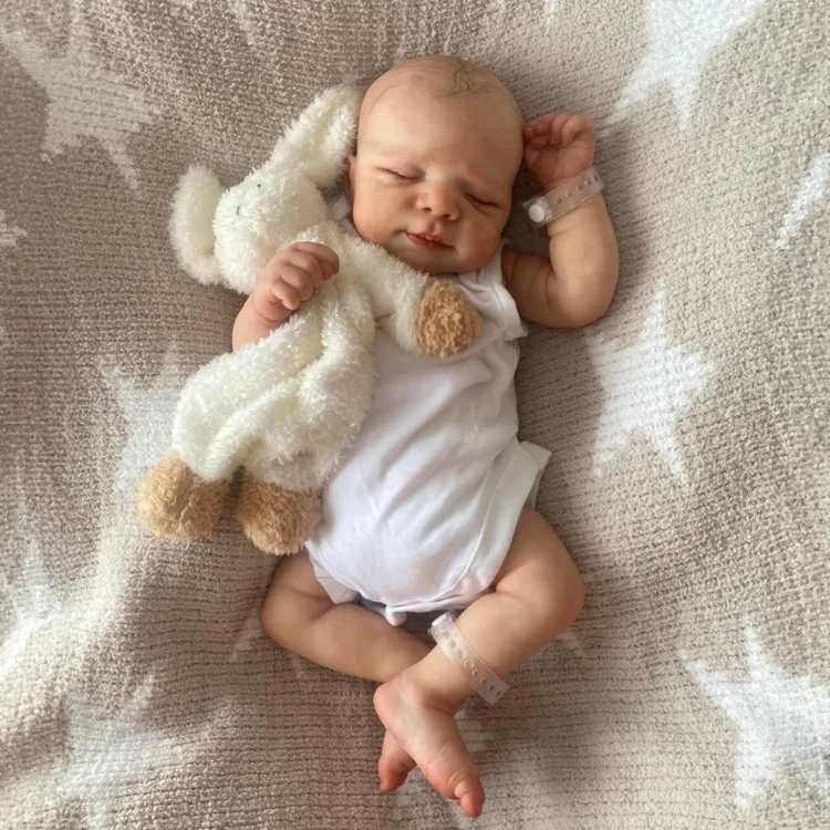  12"&16" Flexible Solid Platinum Liquid Full Silicone Reborn Doll Baby Boy or Girl Qurina and Jacira - Reborndollsshop®-Reborndollsshop®