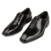 Mens Blue Wholecut Dress Shoes