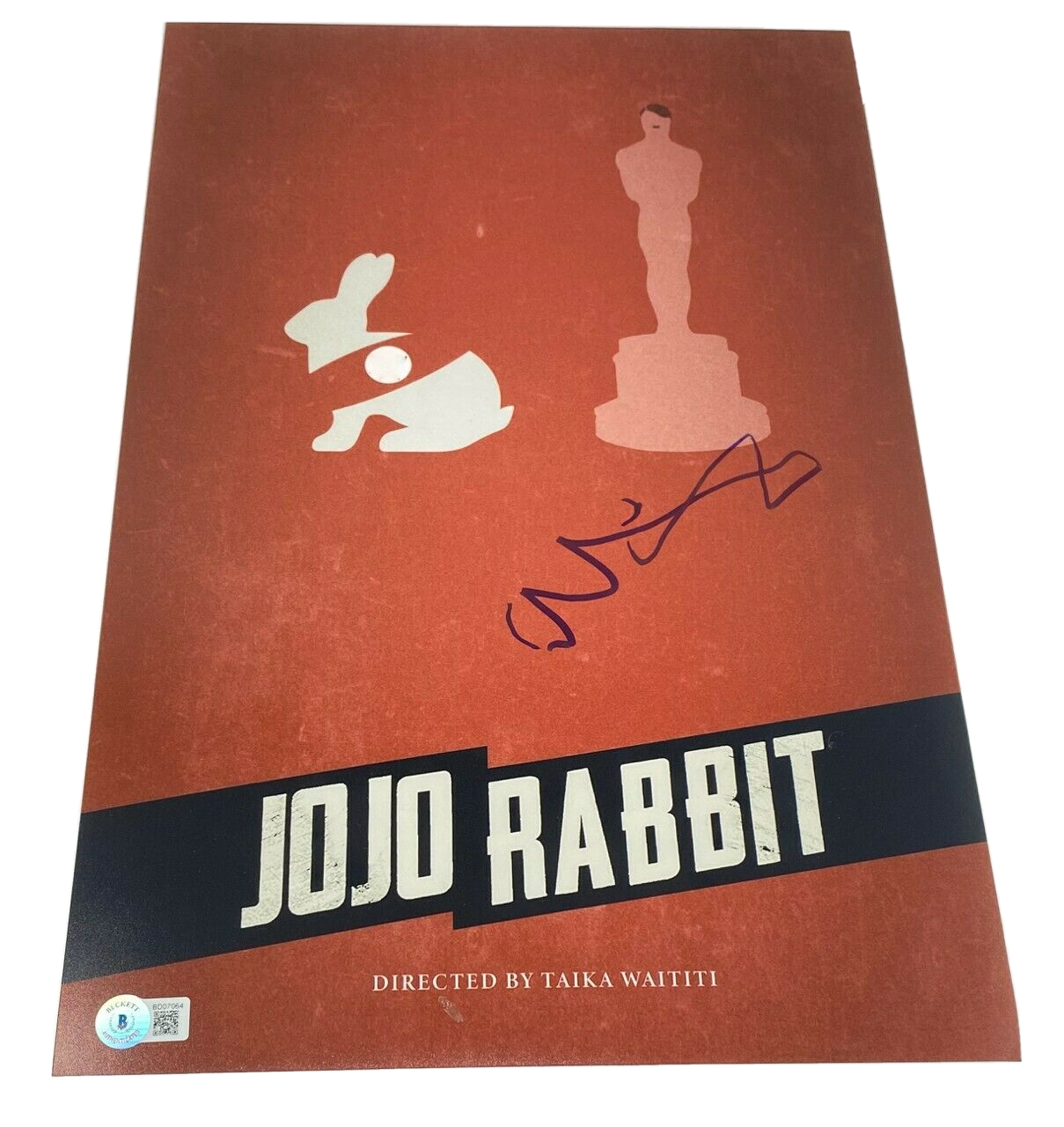 Taika Waititi Signed Autograph Jojo Rabbit 11x17 Movie Poster Photo Poster painting Beckett COA