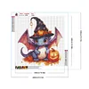 (40*40cm)Halloween Pterosaur - Full Round Drill Diamond Painting