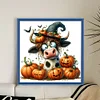 Halloween Pumpkin Cow-14CT Counted Cross Stitch 40*40cm/15.75*15.75in